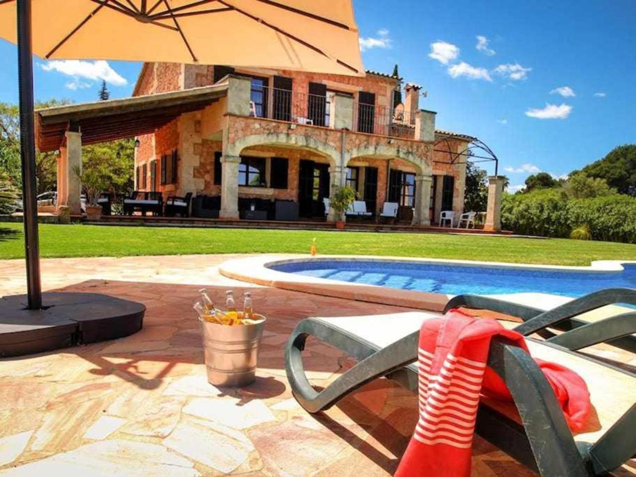 Ciclismo y golf junto a la playa Finca Son Sant Martí Gran Vila Muro Exterior foto